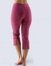 Legginsy 7/8 z rozcięciem 95004P GINA bordowy