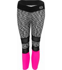 Damskie legginsy sportowe 3/4 CROSS ReHo Szary