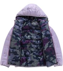 Dziecięca kurtka dwustronna EROMO ALPINE PRO pastel lilac