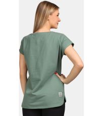 Damski t-shirt NELLIM-W KILPI Khaki