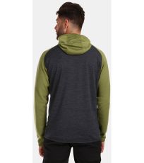 Męski wełniany sweter z kapturem MOSEO-M KILPI Zielony