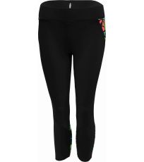 Damskie legginsy sportowe 3/4 PRO TRIANGLE ReHo Czarny