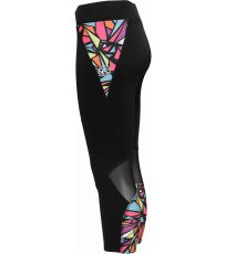 Damskie legginsy sportowe 3/4 PRO TRIANGLE ReHo Czarny