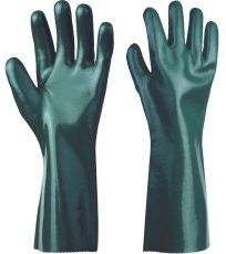 Unisex gładkie rękawice robocze UNIVERSAL Tachov zielony