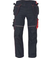 Męskie spodnie robocze KNOXFIELD 320 Knoxfield antracytowy/czerwony
