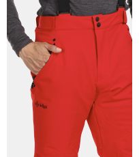 Męskie spodnie narciarskie METHONE-M KILPI czerwony