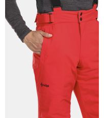 Męskie spodnie narciarskie MIMAS-M KILPI czerwony
