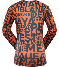 Dziecięcy szybkoschnący t-shirt LOUSO ALPINE PRO orange tiger