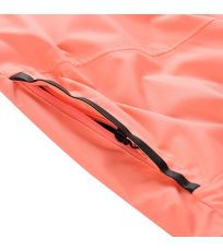 Damskie spodnie narciarskie z membraną PTX OSAGA ALPINE PRO neon salmon