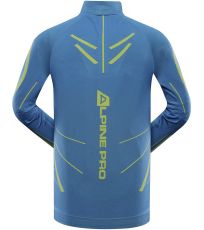 Męski funkcyjny t-shirt z długim rękawem SEAM ALPINE PRO vallarta blue