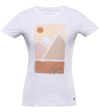 Damski t-shirt GARIMA ALPINE PRO biały