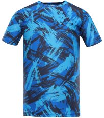 Męski t-shirt funkcyjny QUATR ALPINE PRO neon atomic blue