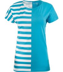 Damski t-shirt HOOTEDA ALPINE PRO niebieski