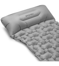 Materac dmuchany z poduszką - szary AIR BED PILLOW BIG Spokey 