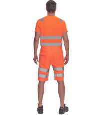 Męski t-shirt HI-VIS TERUEL Cerva pomara?czowy