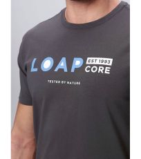 Męski t-shirt ALHON LOAP Ebony