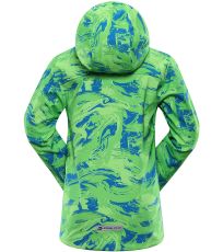 Dziecięca kurtka softshellowa LANCO ALPINE PRO Neonowy zielony