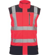 Męska kurtka robocza HI-VIS KNOXFIELD HVPS Cerva czerwony