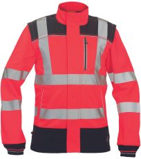 Męska kurtka robocza HI-VIS KNOXFIELD HVPS Cerva czerwony