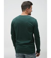 Męski t-shirt z długim rękawem ALDAR LOAP DarkGreen