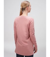 Damski t-shirt z długim rękawem ABVERA LOAP Pink