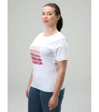 Damski t-shirt ABNELIS LOAP biały