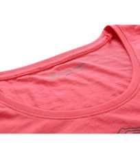 Damski t-shirt DAFOTA ALPINE PRO rouge red