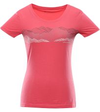 Damski t-shirt DAFOTA ALPINE PRO rouge red