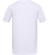 Męski t-shirt z bawełny organicznej EKK ALPINE PRO biały