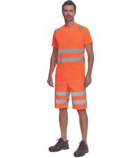 Męski t-shirt HI-VIS TERUEL Cerva pomara?czowy