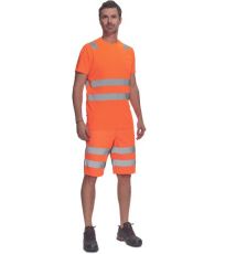 Męski t-shirt HI-VIS TERUEL Cerva pomara?czowy