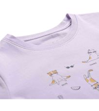 Dziecięcy t-shirt POLEFO NAX pastel lilac