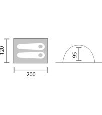 Namiot letni dla 2 osób YTST00450 YATE 