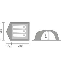 Namiot turystyczny dla 2-3 osób YTST00451 YATE 