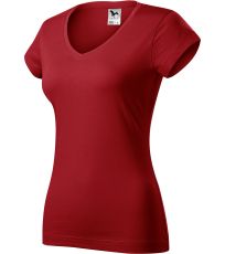 Koszulka damska FIT V-NECK Malfini czerwony