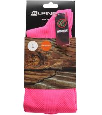 Unisex wysokie skarpetki REDOVICO 2 ALPINE PRO różowy