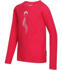 Dziecięcy t-shirt z długim rękawem OLERO ALPINE PRO virtual pink