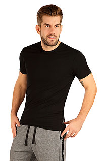 Koszulka wyszczuplająca męska 9D102 LITEX czarny