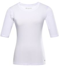 Damski t-shirt z rękawem 3/4 NORRA ALPINE PRO biały